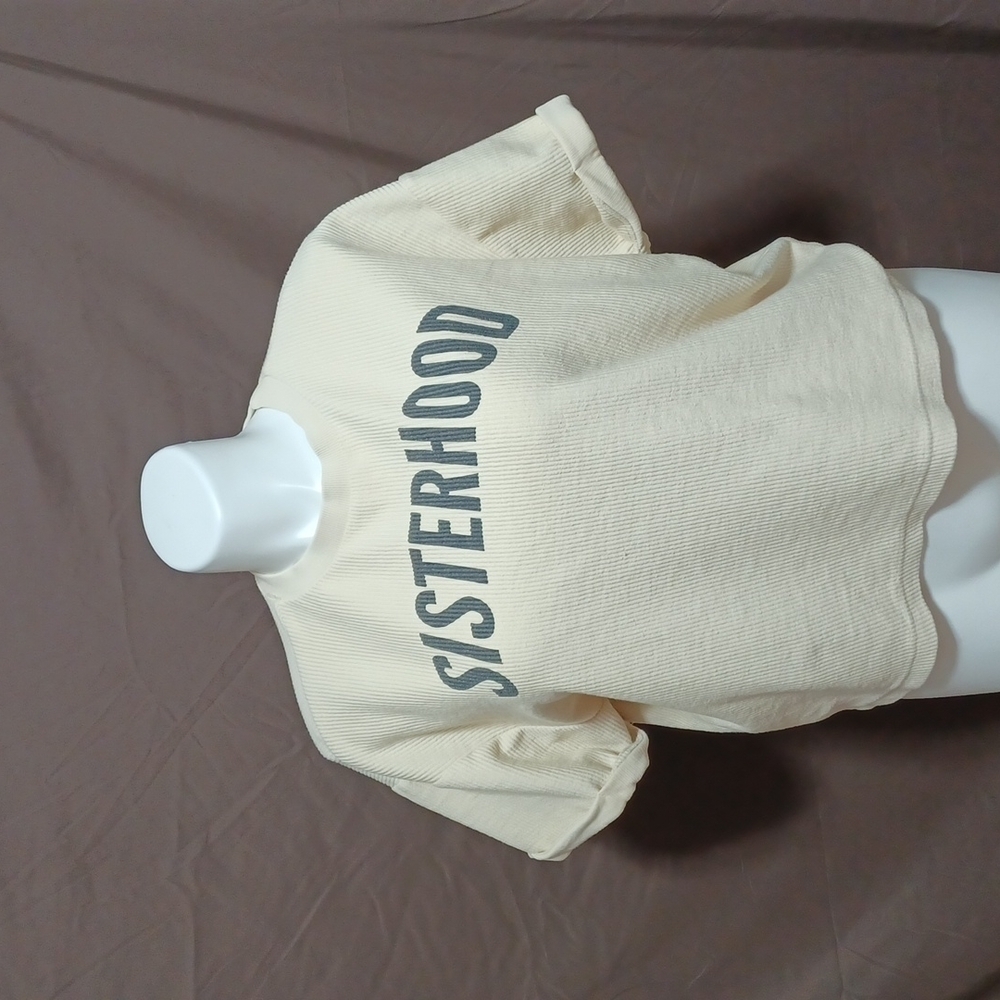 Chick-a-D SISTERHOOD Ribbed Super Soft top size L